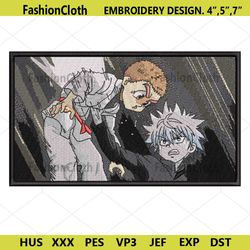 Killua Zoldyck Come To Fight Embroidery Design Anime Hunter X Hunter