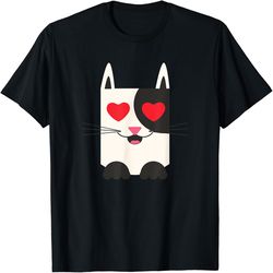 Cat Valentine's Day Shirt Kitty Valentine Gift T-Shirt, Valentine's Day Png, Digital Design Download