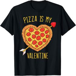 Pizza Is My Valentine Funny Valentines Day Boys Girls Kids T-Shirt, Valentine's Day Png, Digital Design Download