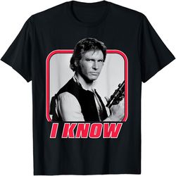 Star Wars Han Solo I Know Valentine's Day T-Shirt, Valentine's Day Png, Digital Design Download