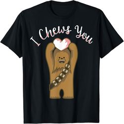 Star Wars Valentine Day Chewbacca I Chews You Disney T-Shirt, Valentine's Day Png, Digital Design Download