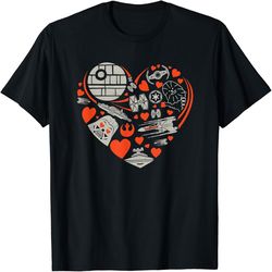 Star Wars Valentine's Day Heart Galaxy T-Shirt, Valentine's Day Png, Digital Design Download