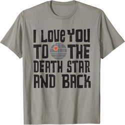 Star Wars Valentine's Day I Love You to the Death Star T-Shirt, Valentine's Day Png, Digital Design Download