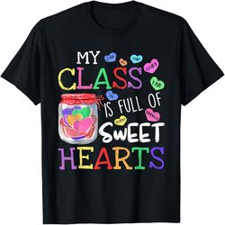 Valentines Day Gift for Teachers Cute Valentines Teacher T-Shirt, Valentine's Day Png, Digital Design Download