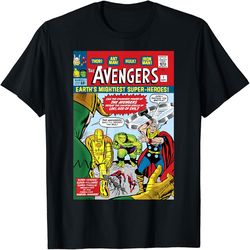 Marvel Avengers First Issue Comic Cover T-Shirt, PNG For Shirts, Svg Png Design, Digital Design Download