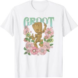 Marvel Guardians Of The Galaxy Groot Floral Dance Poster, PNG For Shirts, Svg Png Design, Digital Design Download