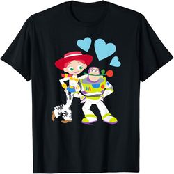 Disney and Pixar Toy Story Buzz and Jessie Valentine Day, PNG For Shirts, Svg Png Design, Digital Design Download