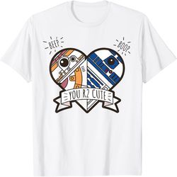 Star Wars R2-D2 BB-8 Droid Heart Valentine Day, PNG For Shirts, Svg Png Design, Digital Design Download