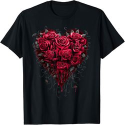 Spiral Original - Bleeding Heart - Gothic Roses T-Shirt, PNG For Shirts, Svg Png Design, Digital Design Download