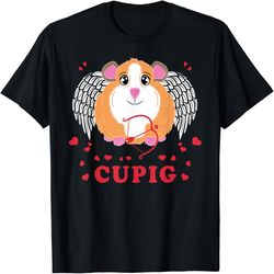Valentine's Day Cupig - Cute Guinea Pig Lover Cupid Pun T-Shirt, PNG For Shirts, Svg Png Design, Digital Design Download