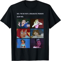 Disney Princess Not Dramatic Meme Panel T-Shirt, PNG For Shirts, Svg Png Design, Digital Design Download