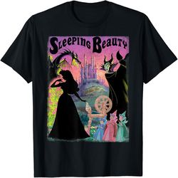 Disney Sleeping Beauty Aurora Maleficent Poster T-Shirt T-Shirt, PNG For Shirts, Svg Png Design, Digital Design Download