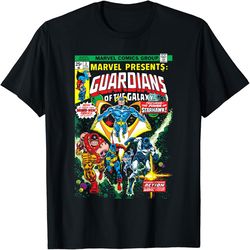 Marvel Guardians of the Galaxy Retro Comic Cover T-Shirt, PNG For Shirts, Svg Png Design, Digital Design Download