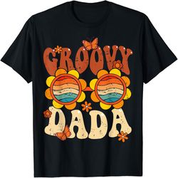 Retro Groovy Dada 70s Aesthetic 1970's Father's Day T-Shirt, PNG For Shirts, Svg Png Design, Digital Design Download