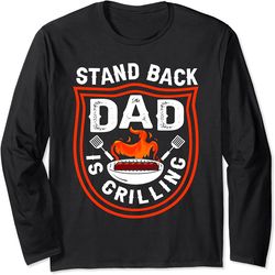 Stand Back Dad Is Grilling - Grill Barbecue Smoker BBQ, PNG For Shirts, Svg Png Design, Digital Design Download