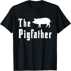 The Pigfather Funny Pig Father Dad Humor Fathers Day T-Shirt, PNG For Shirts, Svg Png Design, Digital Design Download