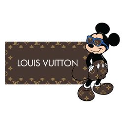Mickey Mouse Louis Vuitton Svg, Mickey Lv Logo Svg, Louis Vuitton Logo Svg, Logo Svg File Cut Digital Download