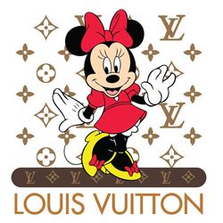 Minnie Mouse Louis Vuitton Svg, Louis Vuitton Logo Fashion Svg, LV Logo Svg, Fashion Logo Svg, Cut Digital Download