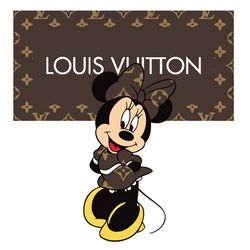 Minnie Mouse Louis Vuitton Svg, Minnie Lv Logo Svg, Louis Vuitton Logo Svg, Logo Svg File Cut