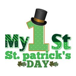 My First Shamrock Png, St Patrick's Day Png, Shamrock Png, St Patricks Png, Lucky Png File Cut Digital Download