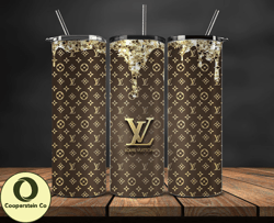 LV Tumbler Wrap, Lv Tumbler Png, Lv Logo, Luxury Tumbler Wraps, Logo Fashion Design 142