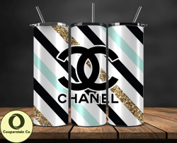 Chanel Tumbler Wrap, Chanel Tumbler Png, Chanel Logo, Luxury Tumbler Wraps, Logo Fashion Design 96
