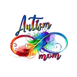 Autism Mom Feather Png Autism Awareness Png Digital Sublimation