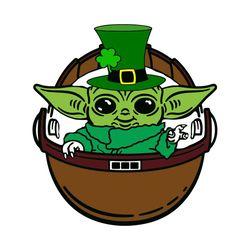 Baby Yoda St Patrick Day Svg, Patrick Svg, St Patrick Day Svg, St Patrick Svg, St Patrick Day 2021, Irish Svg, Clover Sv