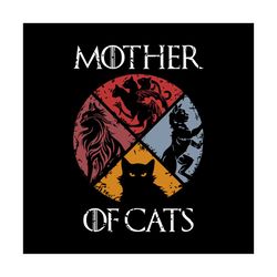 Mother of cat svg