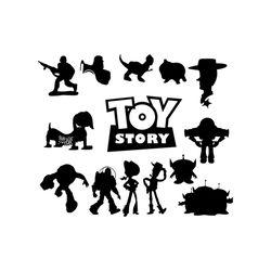 Toy Story Animation Svg, Cartoon Character Toy Story Svg, Disney Figure, Svg, Cricut Silhouette, Svg, Png, Dxf, Eps