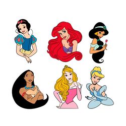Disney Princess Bundle Svg, Trending Svg, Disney Princess Svg, Princess Svg, Princess Party Svg, Snow White Svg, Cindere