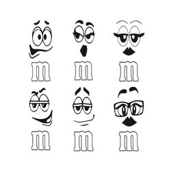 m&m faces png, trending png, m and m png, m face letter png, m face bundle png, sweets candy png, chocolate candy png, c
