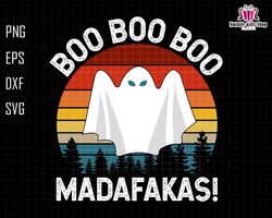 Boo Boo Crew Svg, Madafakas Svg, Ghost Cute Svg, Trendy Halloween, Halloween Gifts, Digital File Svg, Retro Halloween, S