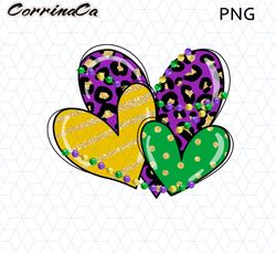 Mardi Gras Heart Love Png, Mardi Gras Png Sublimation Design Download, Happy Mardi Gras Png, Mardi Gras Png Design, Mard