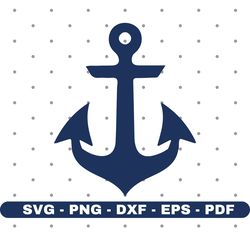 Anchor svg, Sailor svg, Shirt design svg, Vector, Cricut and Silhouette, Instant download