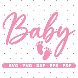 Baby svg, Baby tee svg, Baby foot svg, Cricut cut files silhouette files, Instant download