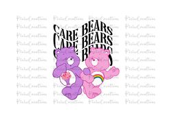 care bears svg, care bears png, born to care svg, born to care png, care bears clipart, birthday svg, care bears sublima