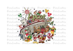 Epcot Mouse And Friends Svg, Christmas Squad Svg, Character Xmas, Family Vacation, Christmas Friends, Christmas Shirt, H