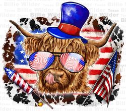 4th of July cow png sublimation design download, 4th of July png, Independence Day png, USA flag png, sublimate designs