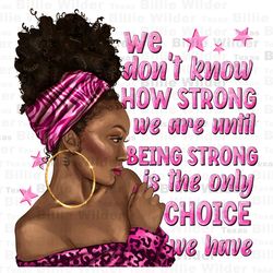 Afro woman Breast Cancer png sublimation design download, Cancer Awareness png, fight cancer png, sublimate designs down