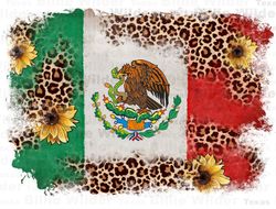 mexican flag with leopard png sublimation design download, leopard mexican flag png, sunflower mexican flag png, sublima