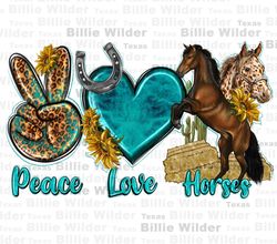 Peace love horses png sublimation design download, hand drawn horse png, horses png, peace love png, sublimate desigs do