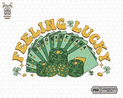 Feeling Lucky Png, Patrick Pocket Png, Patrick Png, StPatricks Day Png, Trendy Patricks Day Png, Lucky Game, Digital Dow