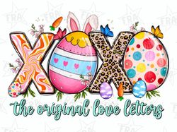 Xoxo the original love letters png sublimation design download, Easter eggs png, Christian png, Happy Easter Day png, su