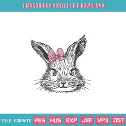 Bunny Embroidery Design, Easter Embroidery File, 12