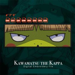 Digital Embroidery Kawamatsu the Kappa One Piece Character