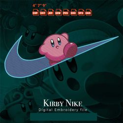Digital Embroidery Kirby Nike