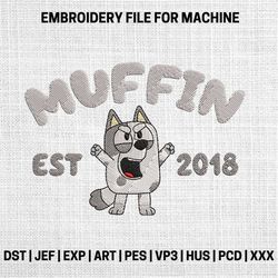 Grey dog embroidery designs, Grey dog embroidery pattern, 109
