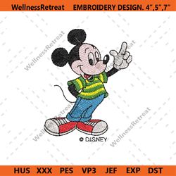 Mickey Mouse Disney Embroidery Design Download