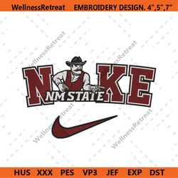 New Mexico State Aggies Nike Logo Embroidery Design Download File
